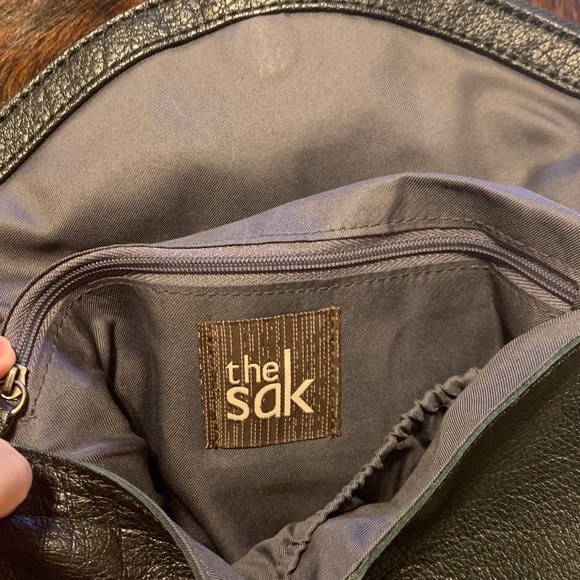 The Sak Black Crossbody Bag with Stud Details - Picture 2 of 3